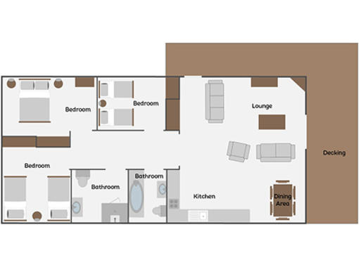 Floor plan of Haddon Classic Vogue 3 WF