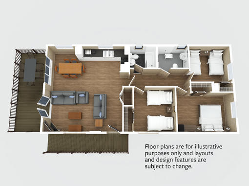 Floor plan of Haddon Classic Vogue 3 WF